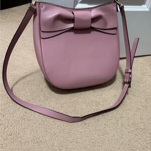 Kate Spade Mauve Crossbody Bag with Bow
